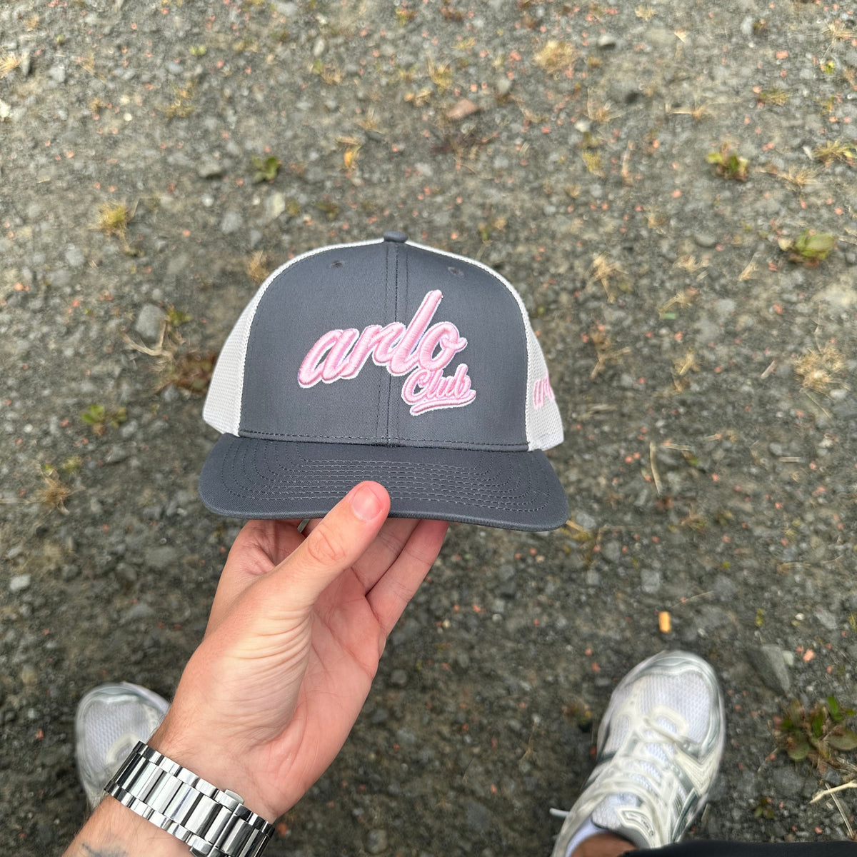 arlo club - baby pink cap