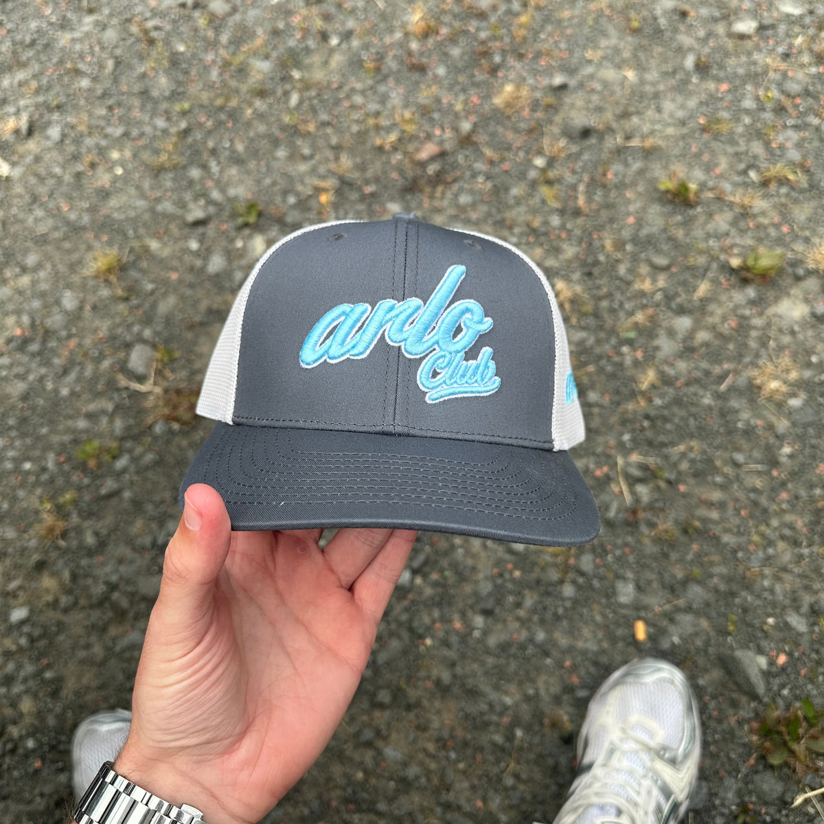 arlo club - baby blue cap